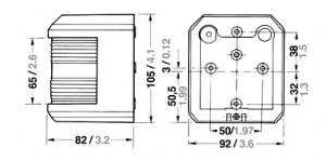 Aqua Signal Hecklaterne Serie 41 Weiß 3 Aqua Signal Hecklaterne Serie 41 Weiß