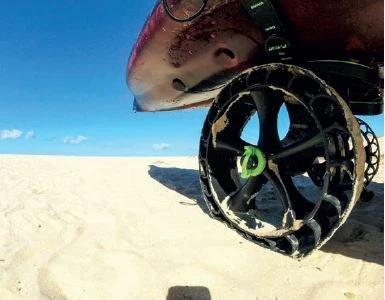 RAILBLAZA C-TUG Transport-Rollwagen Mit Sandrädern 5 RAILBLAZA C-TUG Transport-Rollwagen Mit Sandrädern – Bild 3