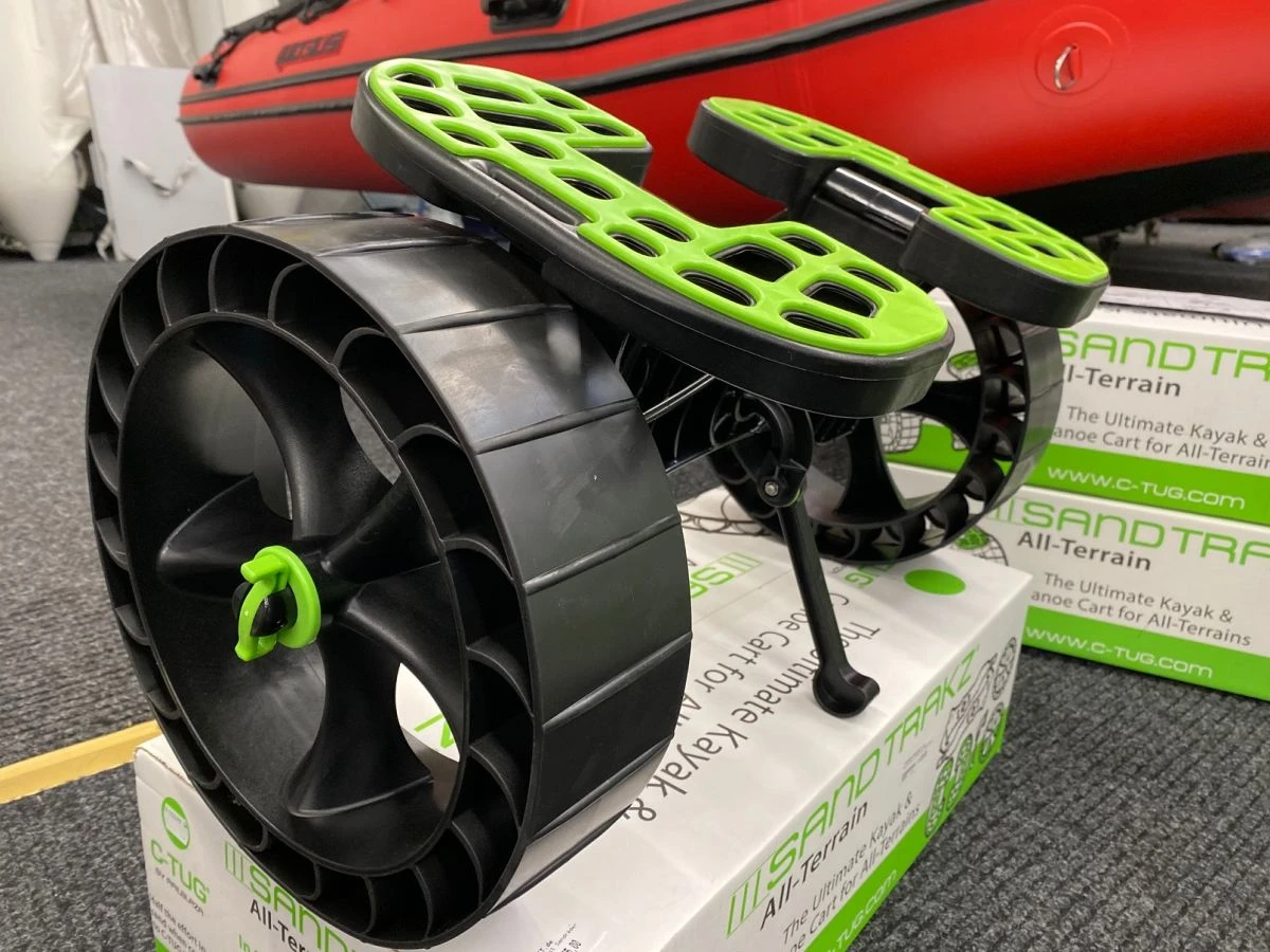 RAILBLAZA C-TUG Transport-Rollwagen Mit Sandrädern 4 RAILBLAZA C-TUG Transport-Rollwagen Mit Sandrädern – Bild 2