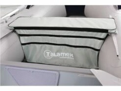 Talamex Sitz-Tasche Mit Kissen Grau 120x20cm