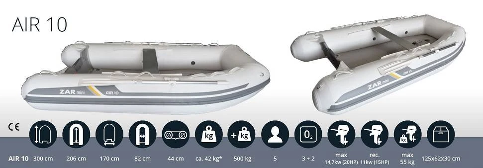 ZAR Mini AIR 10 Schlauchboot 9 ZAR Mini AIR 10 Schlauchboot – Bild 7