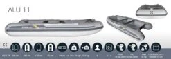 ZAR Mini ALU 11 Schlauchboot -Wasser Abenteuer ZARminiALU11n