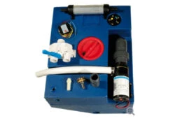 Allpa Fäkalientank-Satz 112 Liter (rechteckig) Mit Fäkalienpumpe 12V