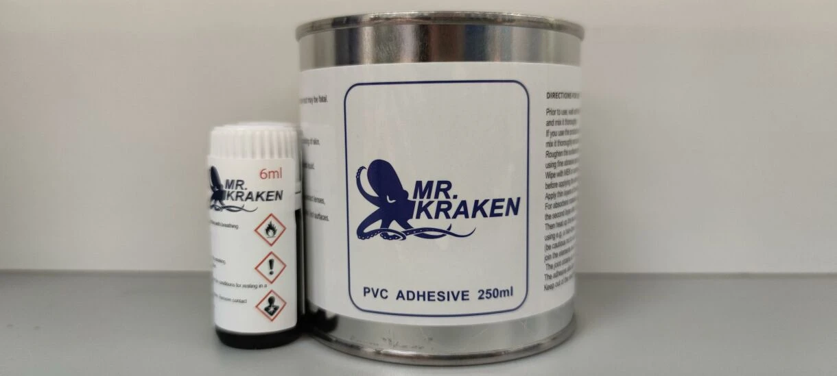 Mr. Kraken 2-Komponenten PVC Kleber 250ml 3 Mr. Kraken 2-Komponenten PVC Kleber 250ml
