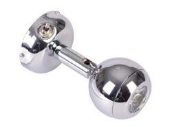 Talamex LED Leselampe Chrom Rund